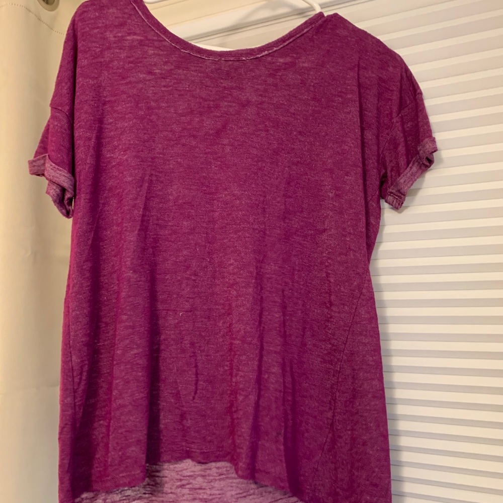 Bobeau purple sweater t shirt